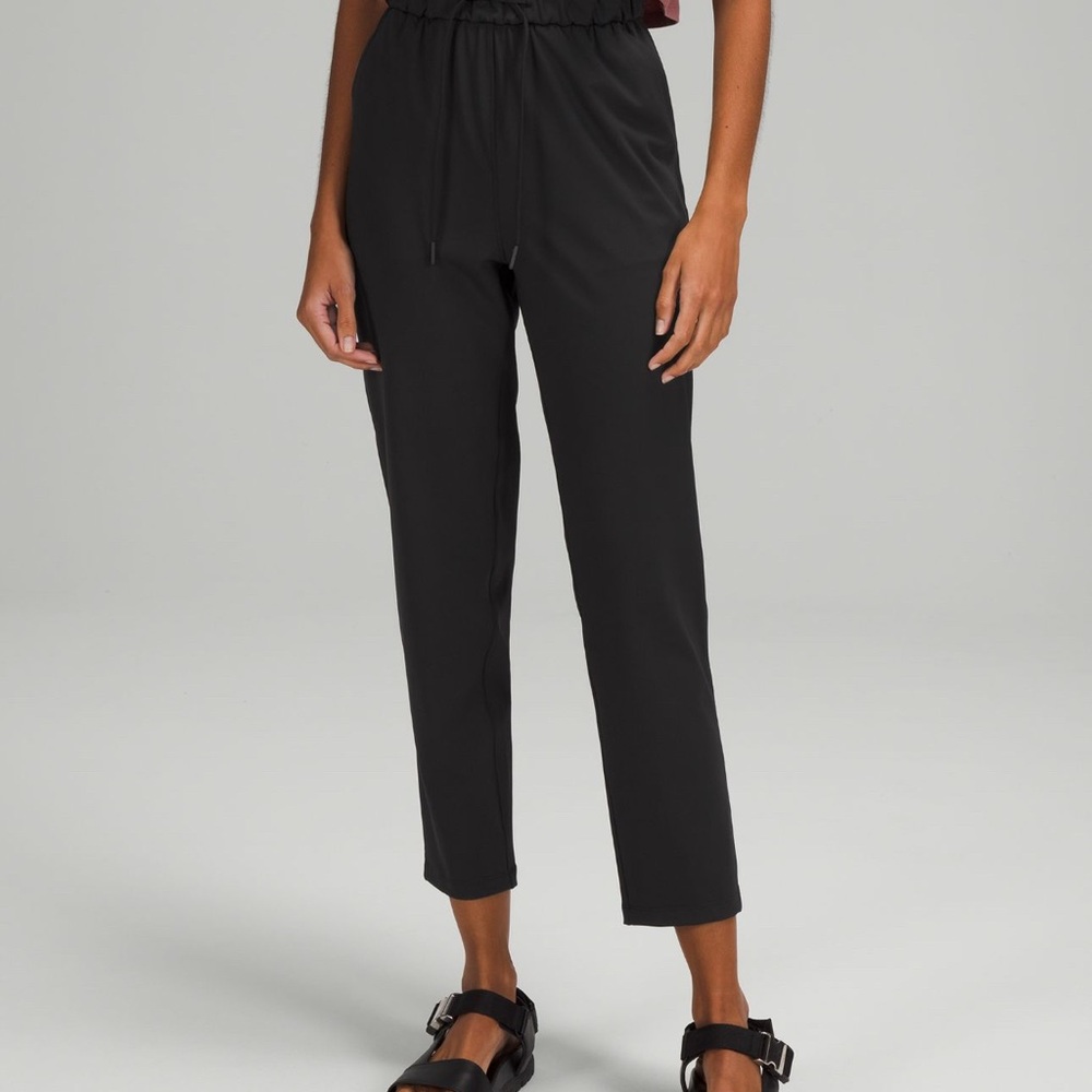 Lululemon Black Drawstring Trousers